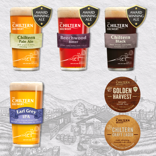 2 & 4 Pints, Growlers (collection only) The Chiltern Brewery