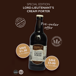 Lord Lieutenant's Cream Porter 6% - 500ml Cases