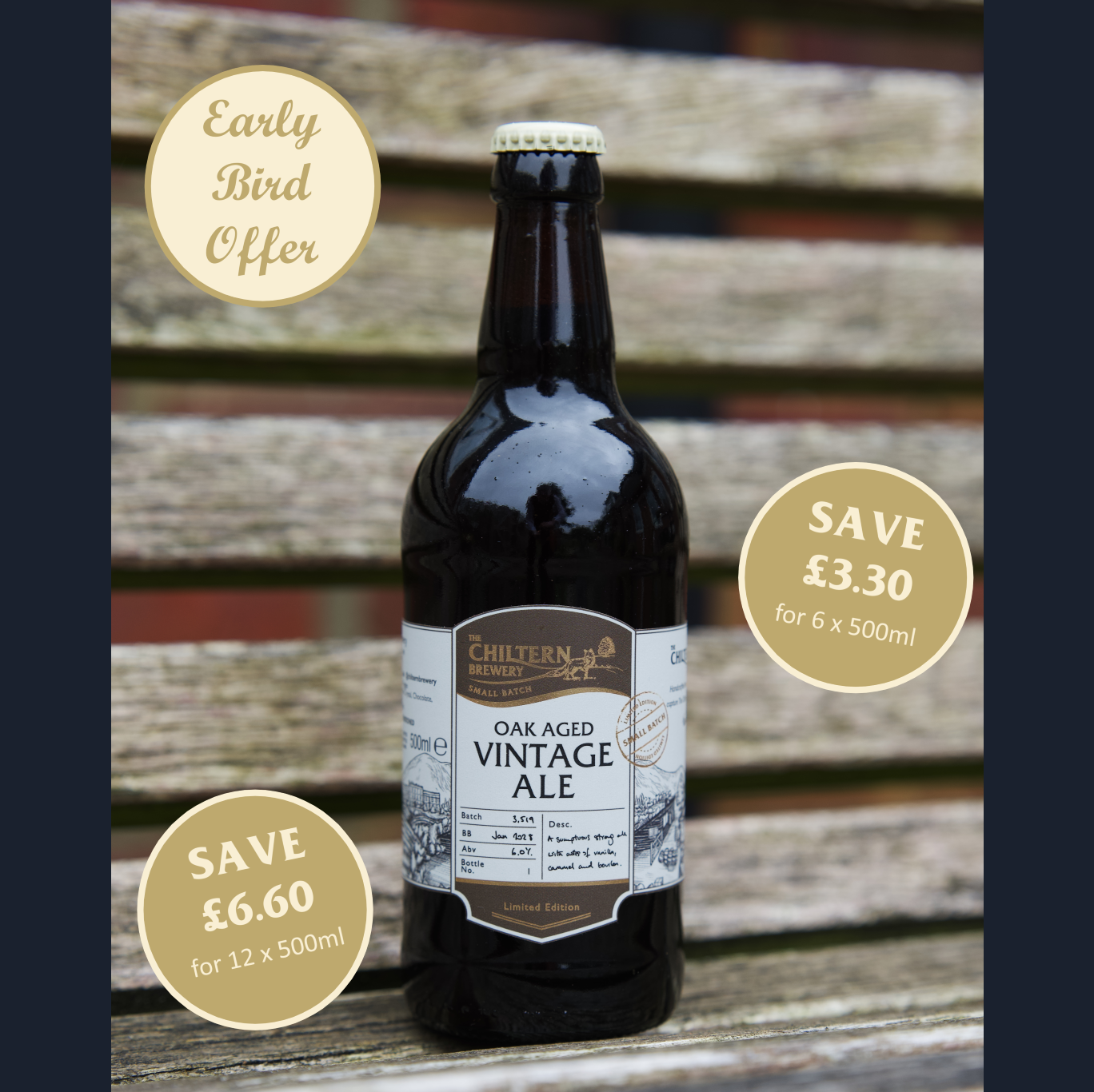 Oak Aged Vintage 500ml bottle 6% Singles