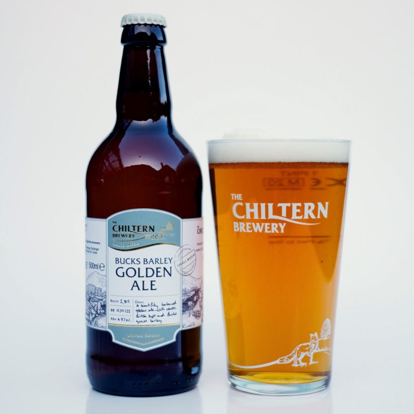 Bucks Barley Golden Ale 4.8% 2026 Release - 500ml Cases