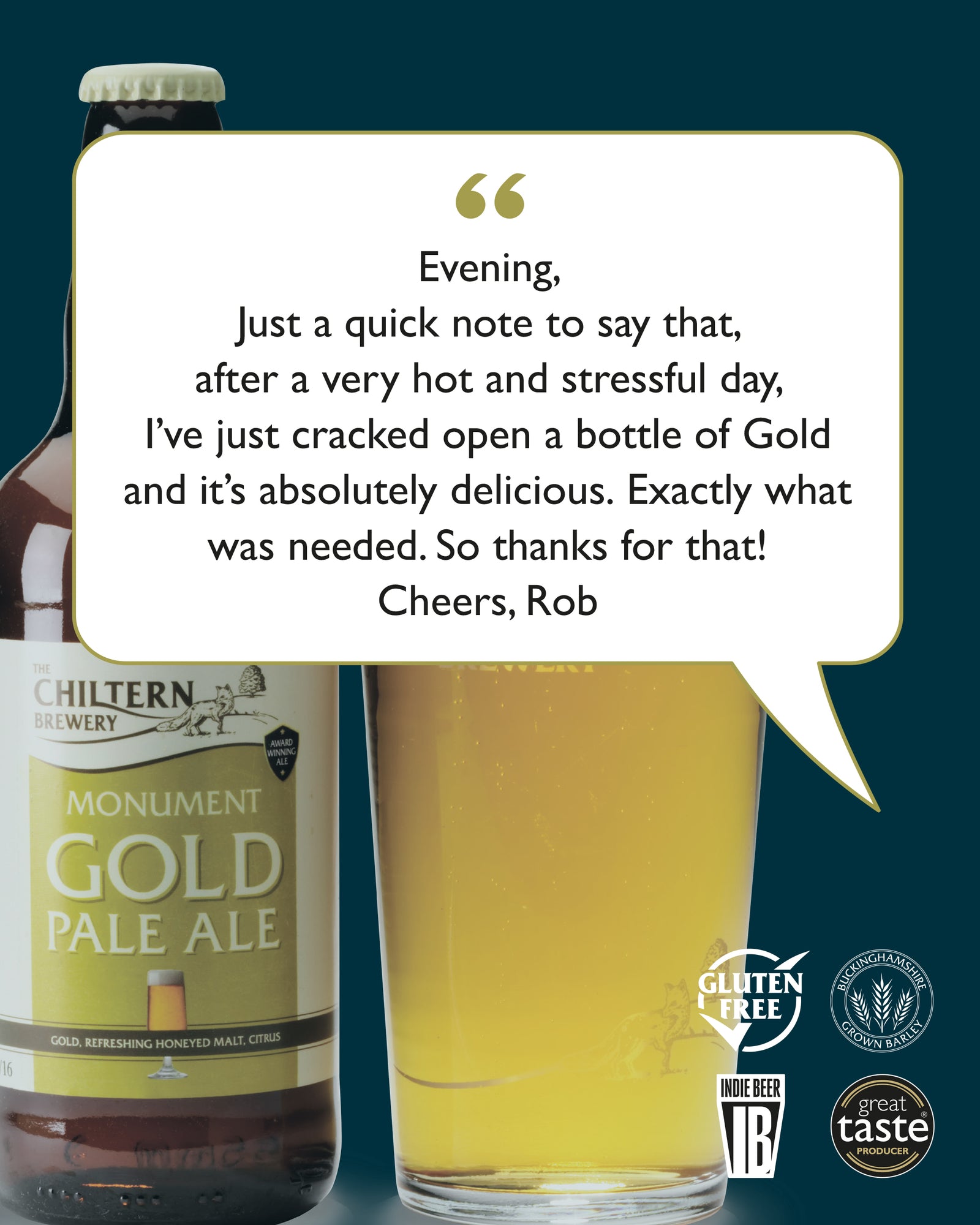 Monument Gold Pale Ale 3.8% - 500ml Singles