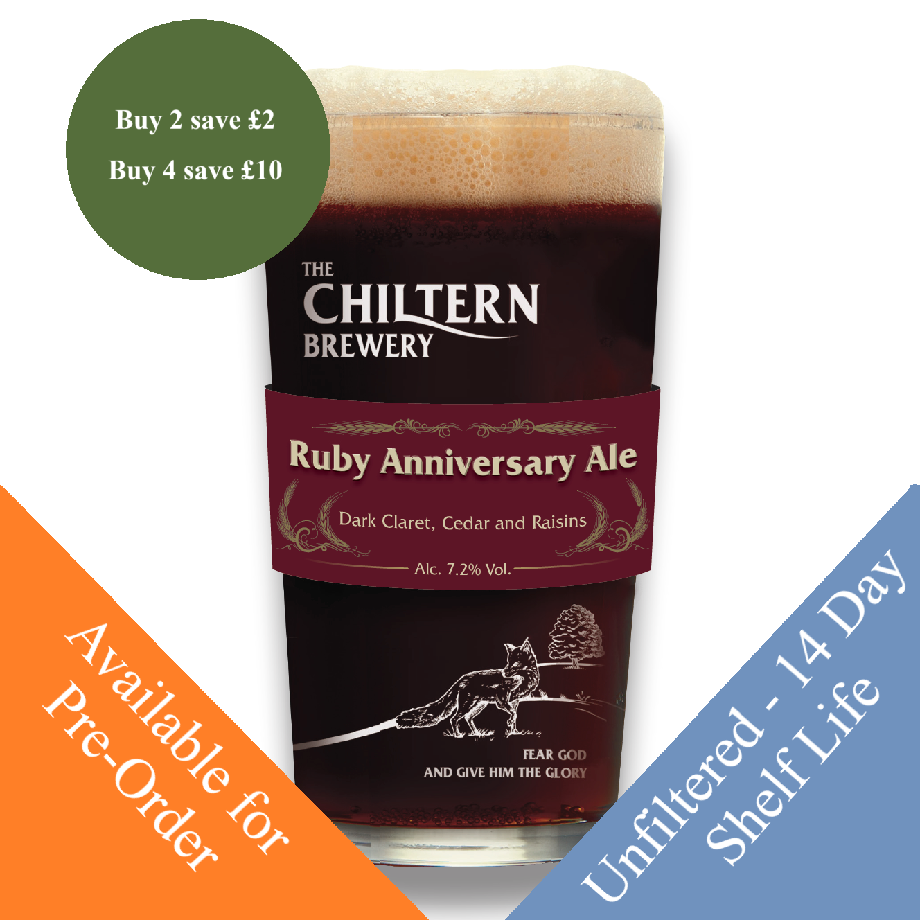 Ruby Anniversary Ale - 8¾ Pints / 5L