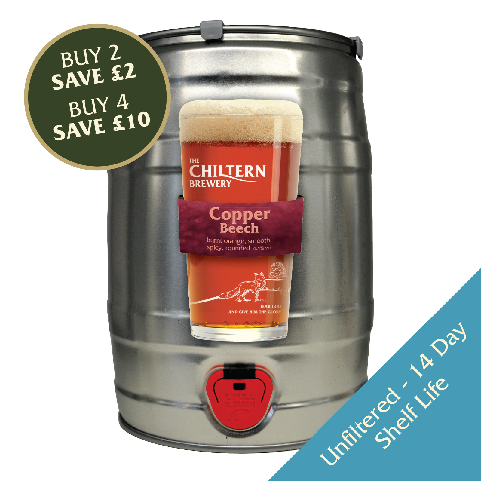 Copper Beech Autumn Ale 4.4% - 8¾ Pints/5L