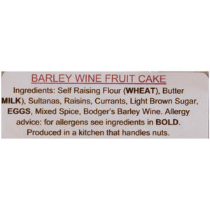 Bodger's Barley Wine Fruit Cake