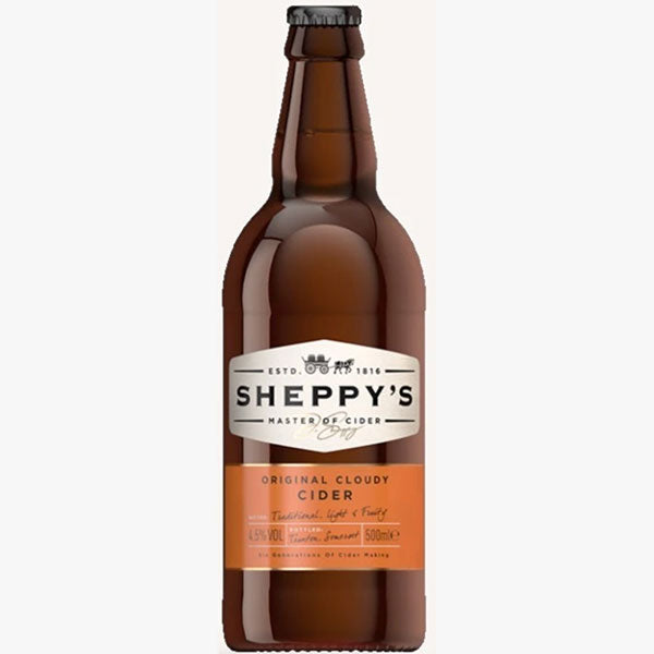 Sheppy's Original Cloudy Cider 4.5% - 500ml - The Chiltern Brewery