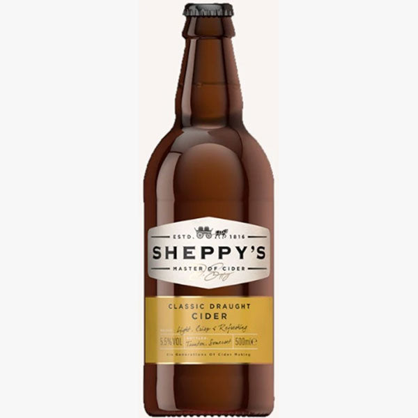 Sheppy's Classic Draught Cider 5.5% - 500ml