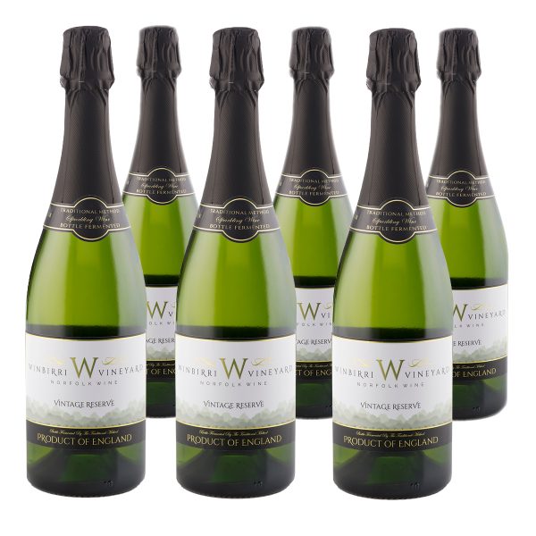 Six bottles of Winbirri Vintage Sparkling Winge